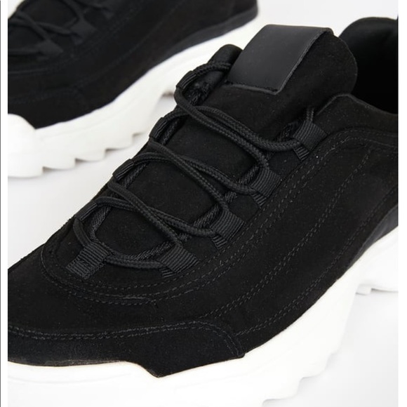 Lulu’s Anatola Black Suede Lace-Up Sneakers - Picture 8 of 8